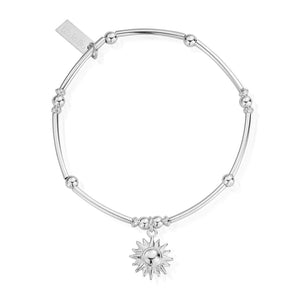 Chlobo Cute Mini Sun Bracelet, Silver