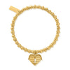 ChloBo Didi Sparke Heavenly Heart Bracelet, Gold