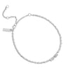 Chlobo Mini Cute Lucky Anklet, Silver