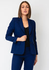 Christina Felix Single Breasted Tailored Blazer, Blue