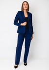 Christina Felix Single Breasted Tailored Blazer, Blue
