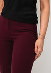Christina Felix Tailored Straight Leg Trouser, Wine