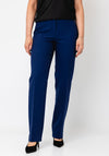 Christina Felix Tailored Straight Leg Trouser, Blue