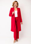 Christina Felix Button Closure Blazer, Red