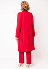 Christina Felix Button Closure Blazer, Red
