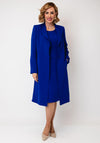 Christina Felix Button Closure Blazer, Royal Blue