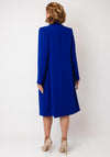 Christina Felix Button Closure Blazer, Royal Blue