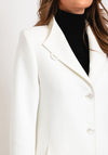 Christina Felix Classic Tailored Long Coat, Ivory