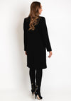 Christina Felix Classic Tailored Long Coat, Black