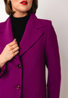 Christina Felix Timeless Tailored Coat, Purple