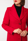 Christina Felix Timeless Tailored Coat, Red