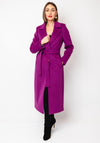 Christina Felix Soft Touch Tailored Coat, Purple