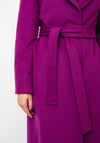 Christina Felix Soft Touch Tailored Coat, Purple