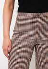 Christina Felix Houndtooth Slim Leg Trousers, Multi