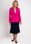 Christina Felix Single Breasted Tailored Blazer, Raspberry