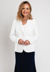 Christina Felix Single Breasted Tailored Blazer, White