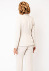 Christina Felix Button Closure Blazer, Beige