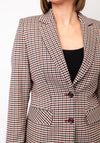 Christina Felix Houndtooth Blazer, Multi-Coloured
