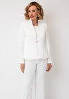 Christina Felix Embellished Detail Blazer, White