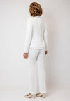 Christina Felix Embellished Detail Blazer, White