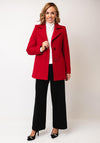 Christina Felix Short Wool Coat, Red