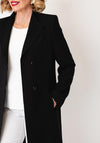 Christina Felix Button Closure Blazer, Black