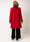 Christina Felix Wool Cashmere Blend Coat, Red
