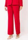 Christina Felix Wide Leg Trousers, Red