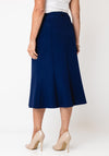 Christina Felix Fishtail Pencil Midi Skirt, Navy
