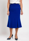 Christina Felix Flared Midi Skirt, Royal Blue