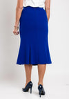 Christina Felix Flared Midi Skirt, Royal Blue