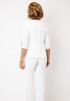 Christina Felix Sleeve and Collar Detail Top, White