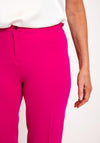 Christina Felix Tailored Straight Leg Trousers, Fuchsia