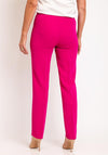 Christina Felix Tailored Straight Leg Trousers, Fuchsia