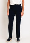 Christina Felix Tailored Straight Leg Trousers, Navy