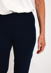 Christina Felix Tailored Straight Leg Trousers, Navy