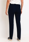 Christina Felix Tailored Straight Leg Trousers, Navy