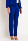 Christina Felix Tailored Straight Leg Trousers, Royal Blue