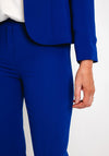 Christina Felix Tailored Straight Leg Trousers, Royal Blue