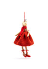Verano Ballerina Deer Christmas Tree Decoration