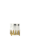Coach House Christmas Tree Candle Holder, Gold