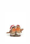 Verano Christmas Robin Sitting on a Branch Ornament