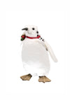 Verano Faux Fur Checkered Christmas Penguin