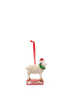 Verano Christmas Farm Sheep Tree Decoration