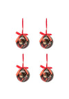 Verano Santa’s Story Christmas Tree Decoration, Set of 4