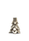 Kaemingk Leaf Detail Candle Holder, Aluminium