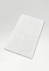 Christy 50x80cm Deep Pile Bath Rug, White
