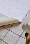 Christy 50x80cm Deep Pile Bath Rug, White