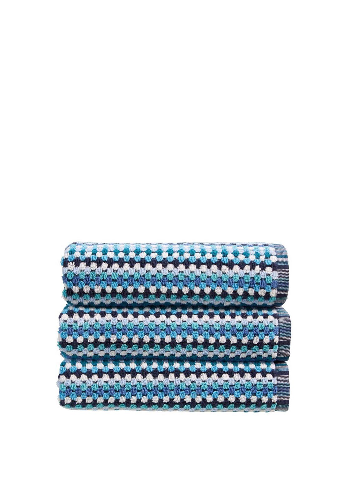 Christy Carnaby Stripe Hand Towel, Blue