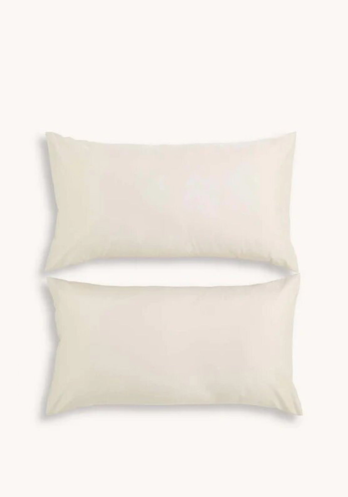 Christy Classic Sateen King Pillowcase Pair, Ivory